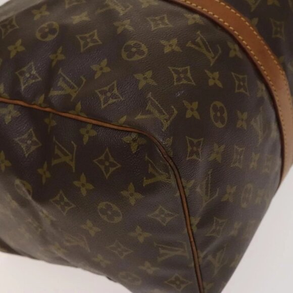 LOUIS VUITTON Monogram Sac Spool 45 Boston Bag Vintage M41624 LV Auth 137347 - Picture 5 of 16